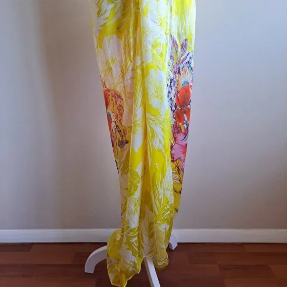 NEW Lise Charmel Floral Yellow Pareo 54